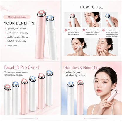 Celluviaa FaceLift Pro 6-in-1 - At-Home Skincare