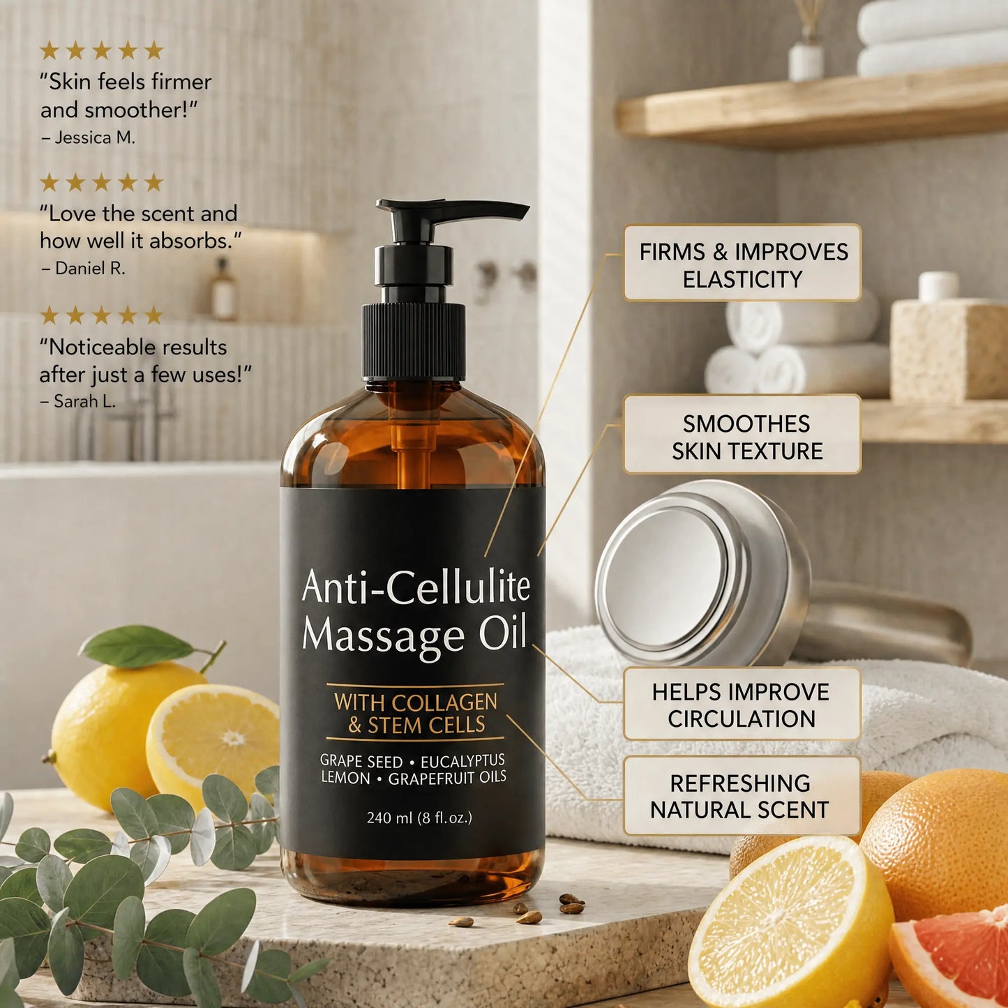 Celluvia - Cellulite Massage Oil